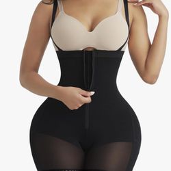 Shapellx Air Slim Firm Tummy Compression Bodysuit Shaper With Butt Lifter