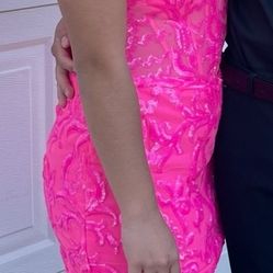 Homecoming Hot Pink dress 