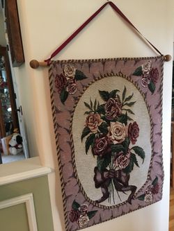 Tapestry hanging
