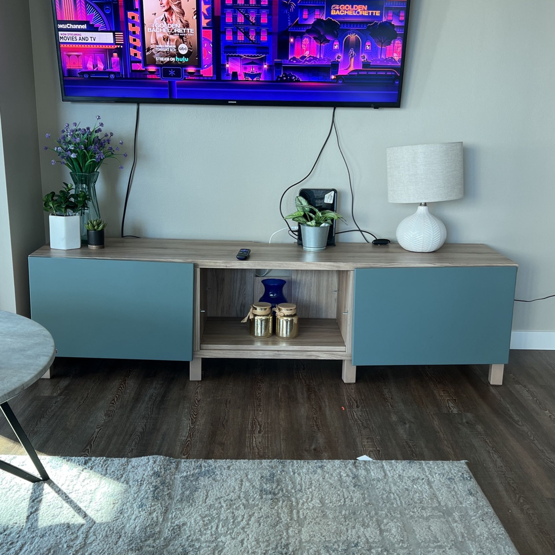 72” Tv Stand With Storage