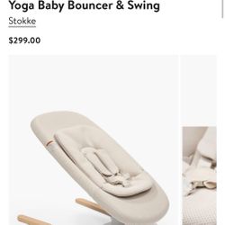 Stokke Yoga Baby Bouncer & Swing Light Sand