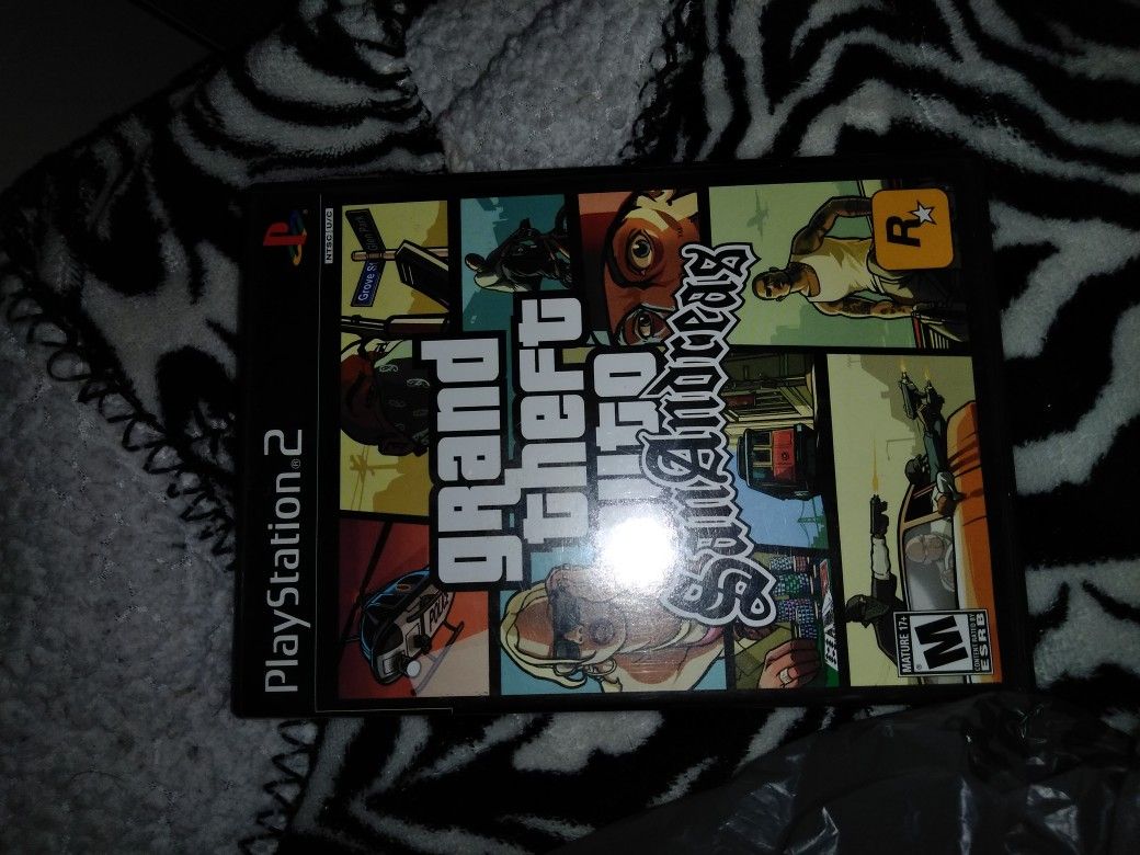 Gta San Andres ps2 $8 obo