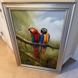 Wall Art- Two Parrots