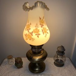 Fenton Hurricane Lamp
