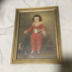 Antique Vintage Manuel Osorio Manrique de Zuniga Francisco Goya Print