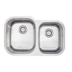 Glacier Bay 31 in. Undermount Double Bowl Stainless Steel Kitchen Sink