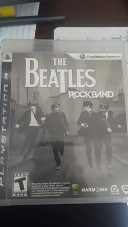 PS3 The Beatles Rockband used game