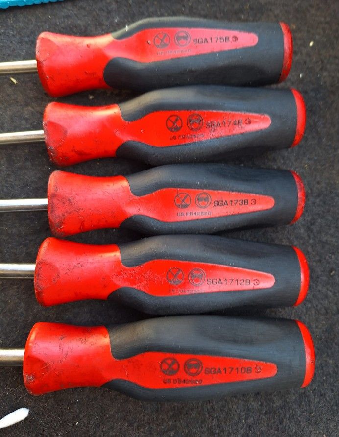 Snap-on 5 Piece Soft Grip Radiator Hose SGA Pick Set