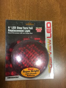 Universal LED 4 inch brake light