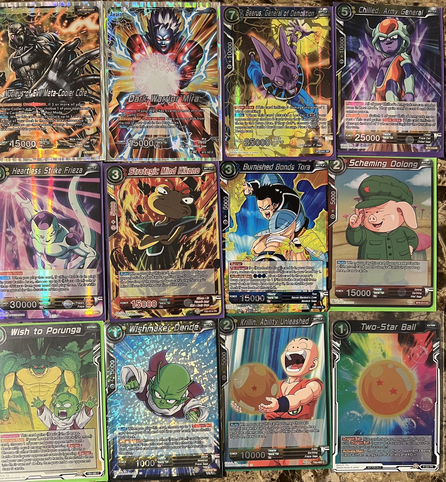 DRAGONBALLZ cards
