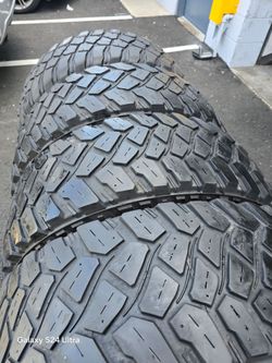 4 used tires Lt285 70r17 
3 tires firestone
1 tire Bfgoodrich km3
$250.00 all 4