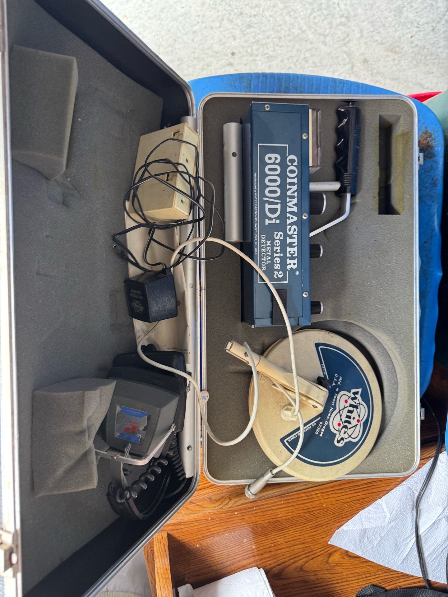 Vintage Whites Coinmaster 6000 /DI Professional Series 3 Metal Detector ...