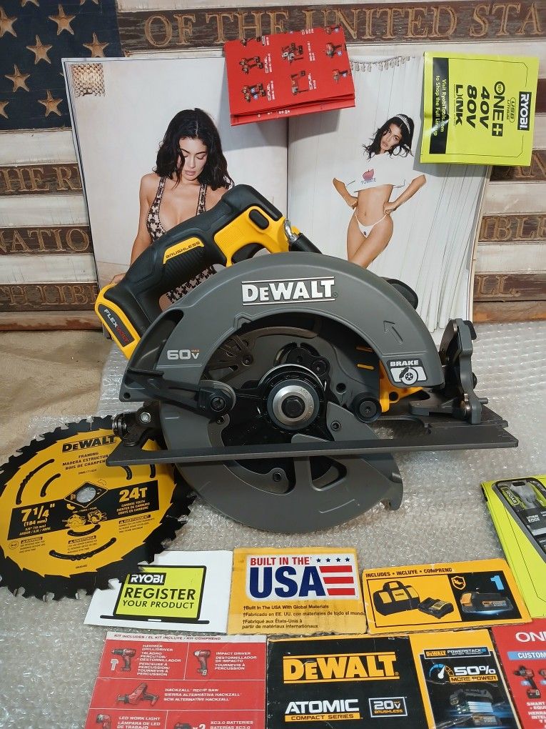 NEW DEWALT 60V BRUSHLESS CIRCULAR SAW TOOL