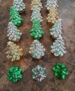 Glass Christmas Tree Figurines asking $5 each