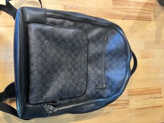 Coach Ethan Signature Canvas Backpack