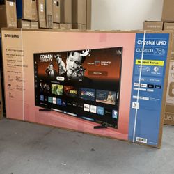 75” SAMSUNG CRYSTAL DU7200 4K HDR SMART TV