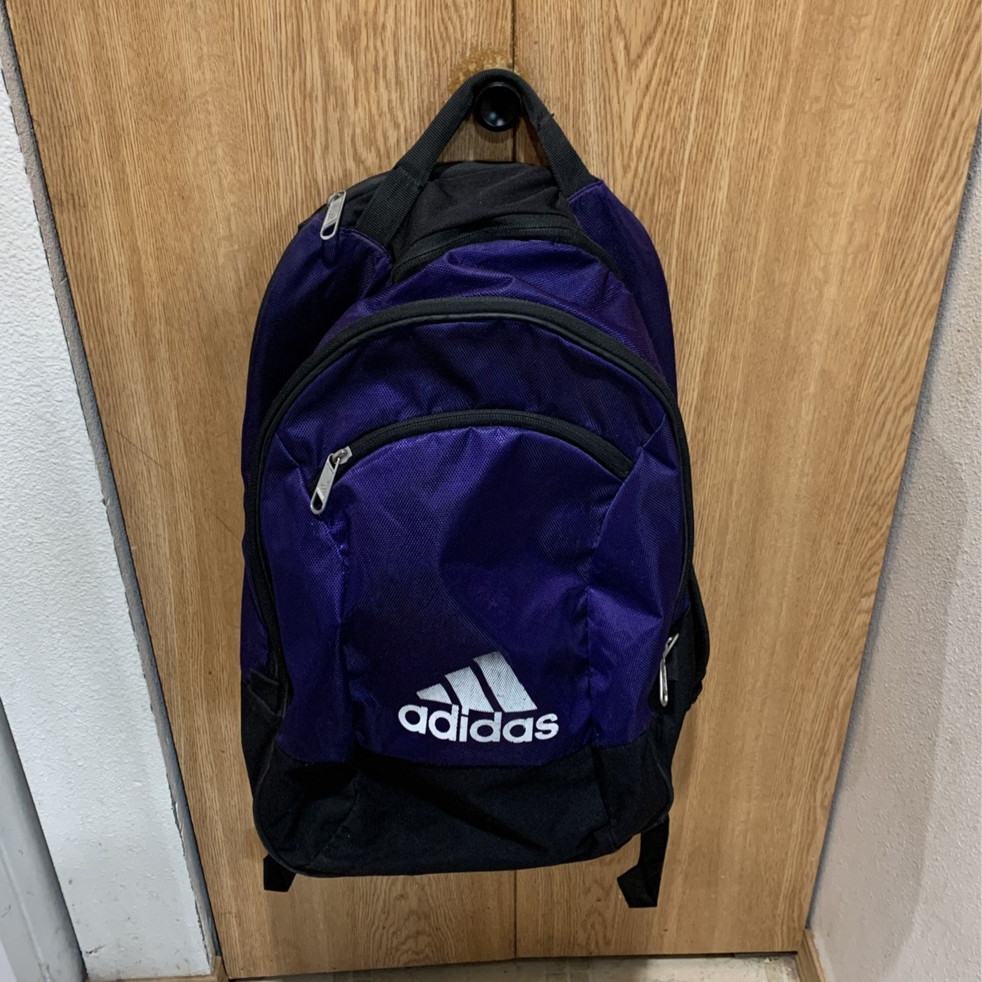 Purple Big Adidas Backpack