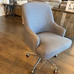 Blue office desk chair