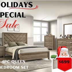 4 Pc Queen Bedroom Set 