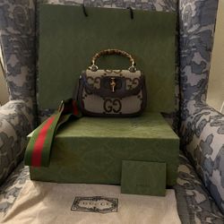 GUCCI BAMBOO 1947 JUMBO GG MINI