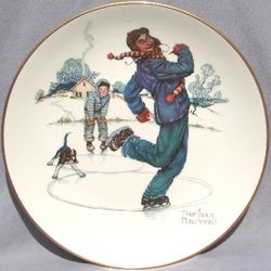 Norman Rockwell Plates: 1974 Four Seasons By Gorham Fine China
