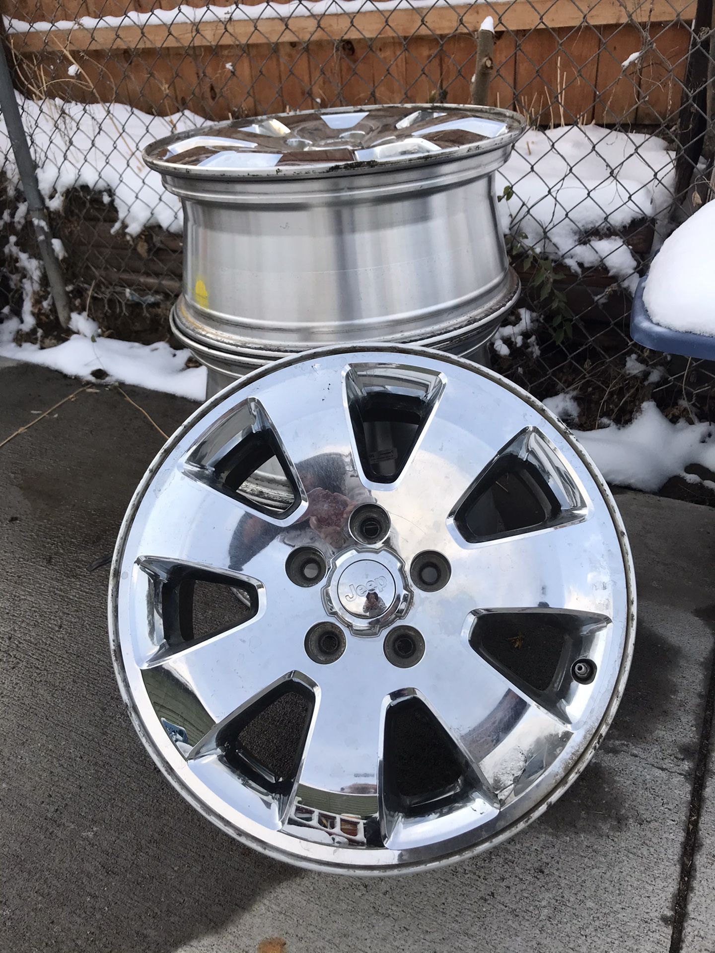 Jeep Rims / Wheels No Tires