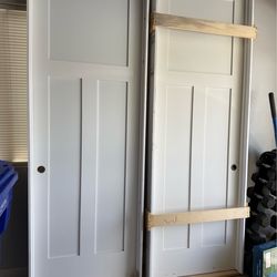 2 - 8 Foot Pre-Hung Shaker Style Interior Doors