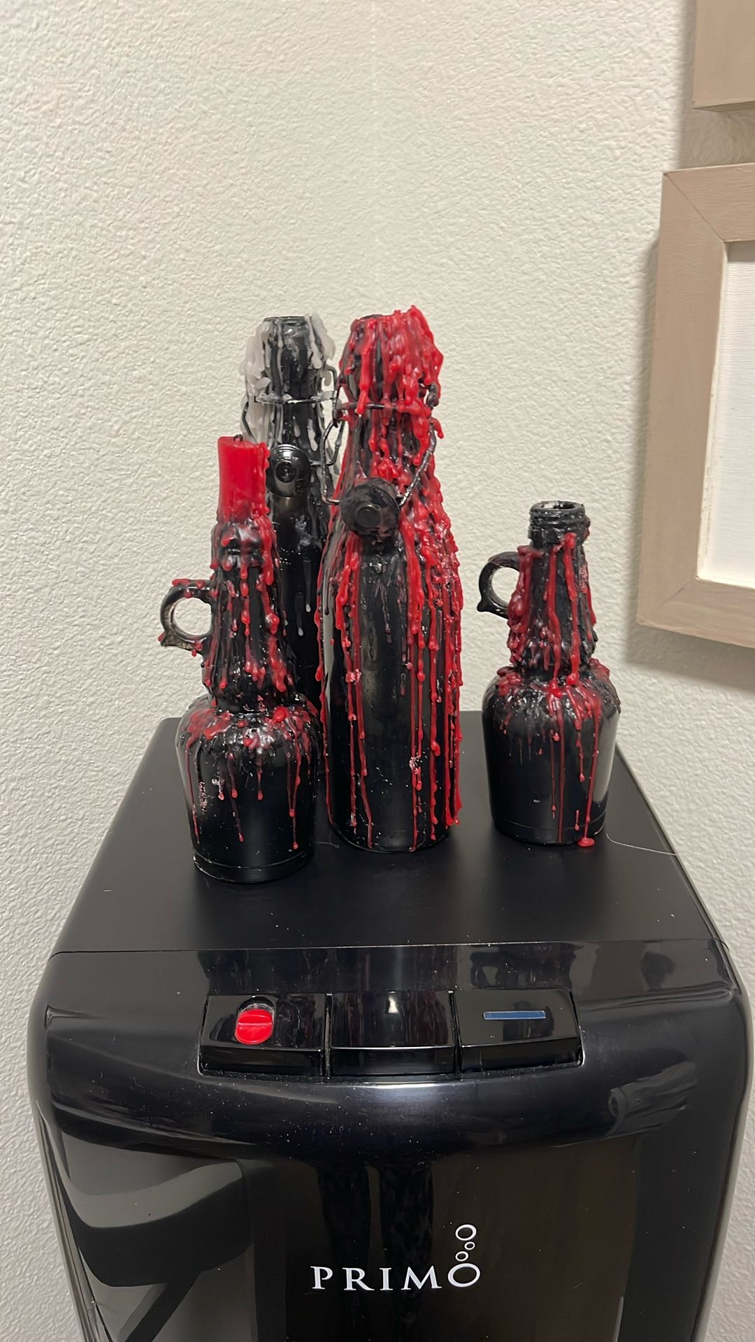 Halloween Bottle Candles