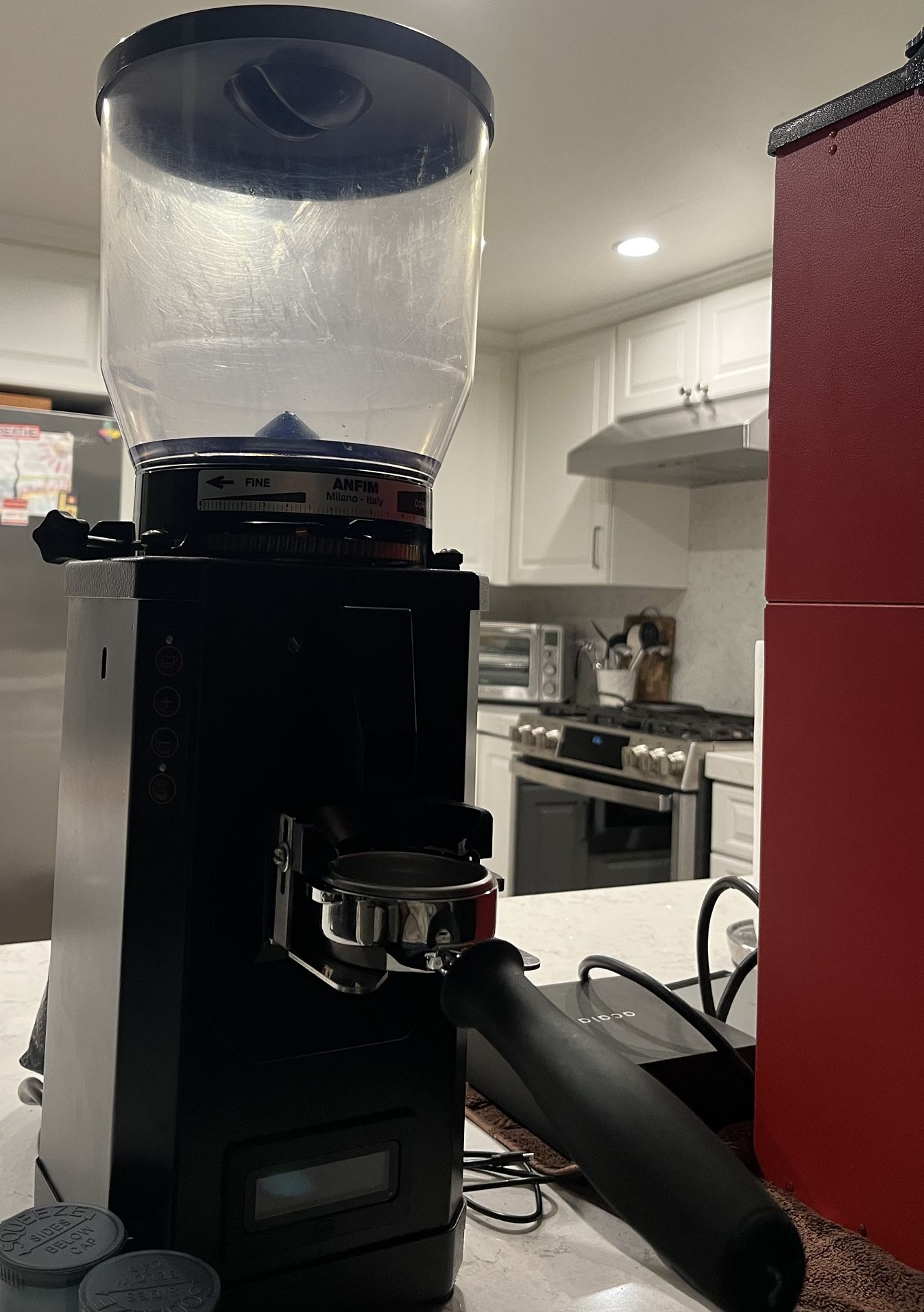 Anfim SCODY II (Super Caimano On-Demand Display II) Digital Espresso / Coffee Grinder