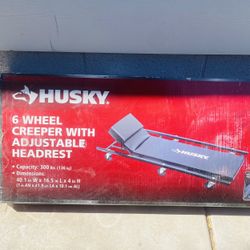 6 Wheel Mechanic Bed