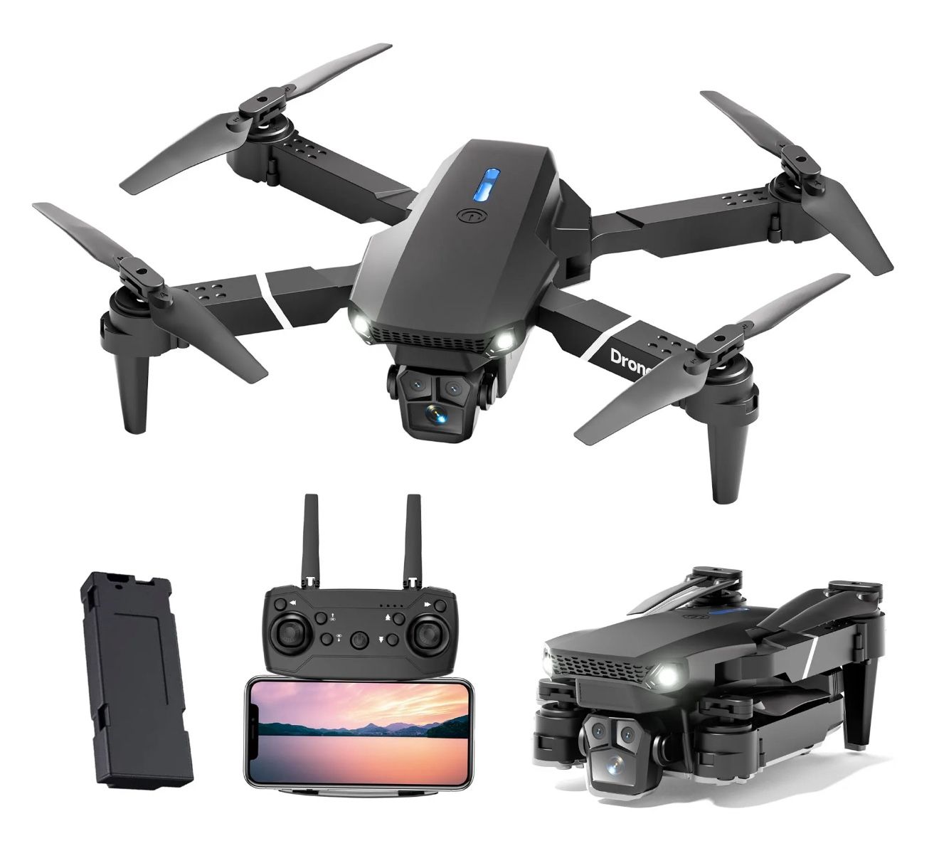 Z1 Smart Drone 1080P HD Dual Camera Foldable Drone Remote Control RC Quadcopter