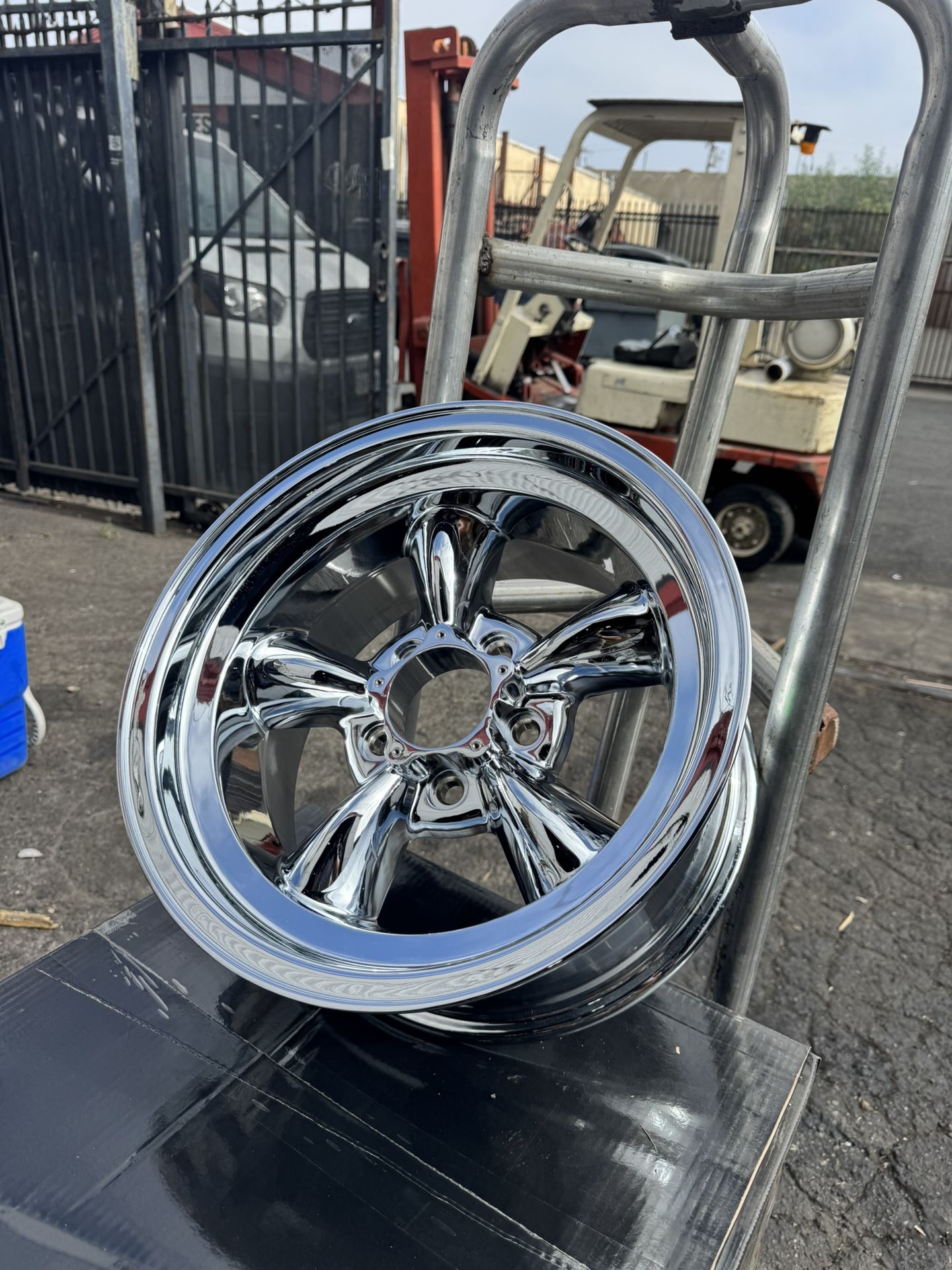 NEW 15” AMERICAN RACING CHROME WHEELS FOR FORD MUSTANG MAVERICK MERCURY