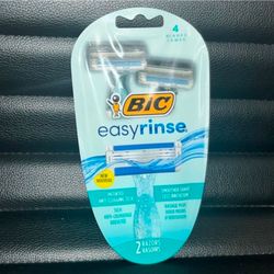 BIC easy rinse disposable razors