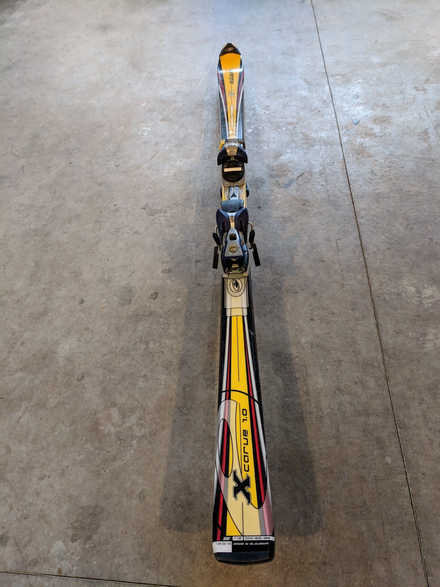 Elan X Carve 1.0 173 cm Parabolic Skis w/ Solomon C610 bindings