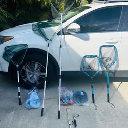 Cast Nets, And Retractable/foldable Nets And Gafs