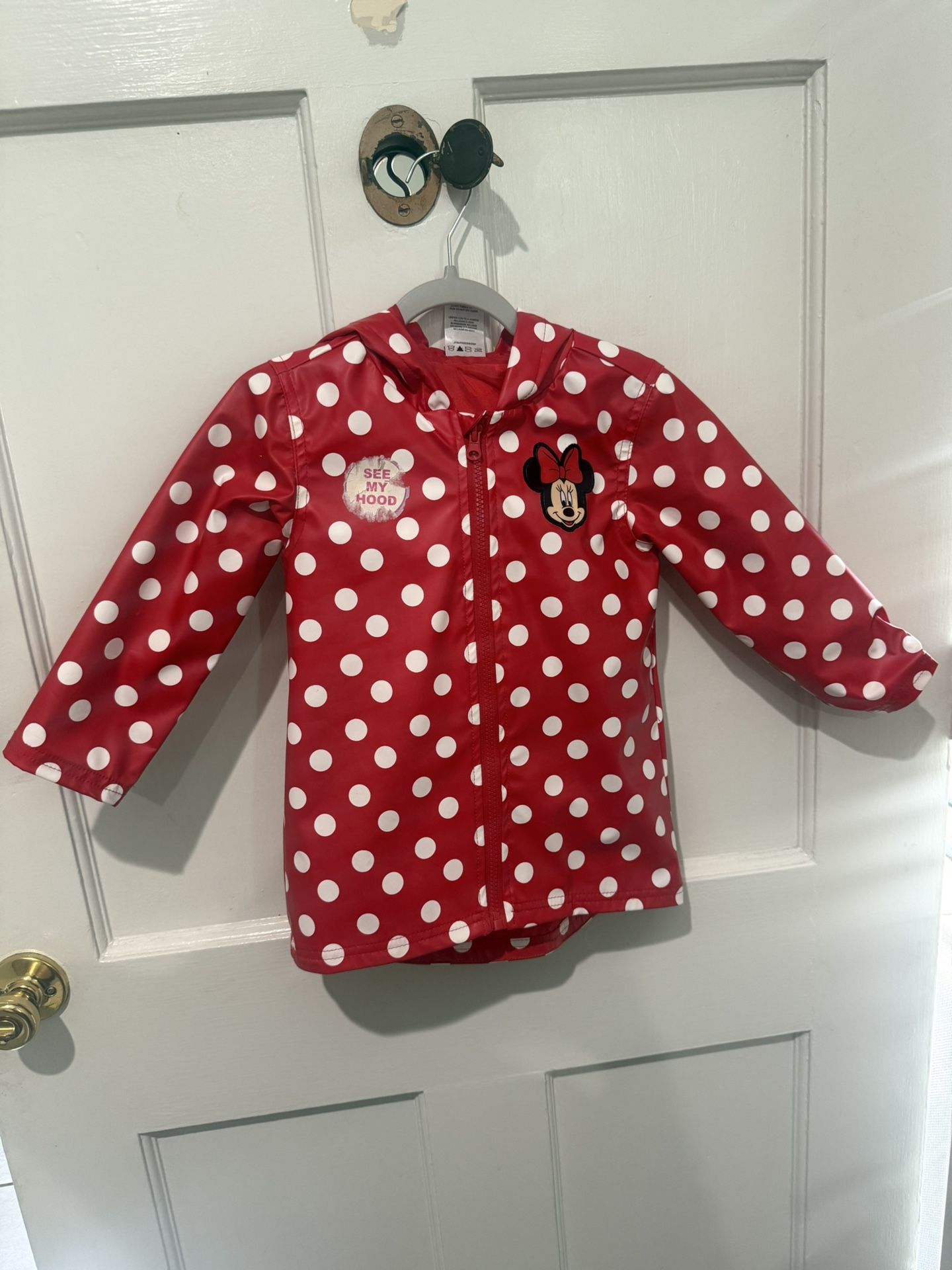 Disney Minnie Mouse Raincoat 3T