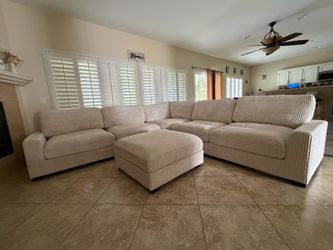 XL Modular Corduroy Sectional