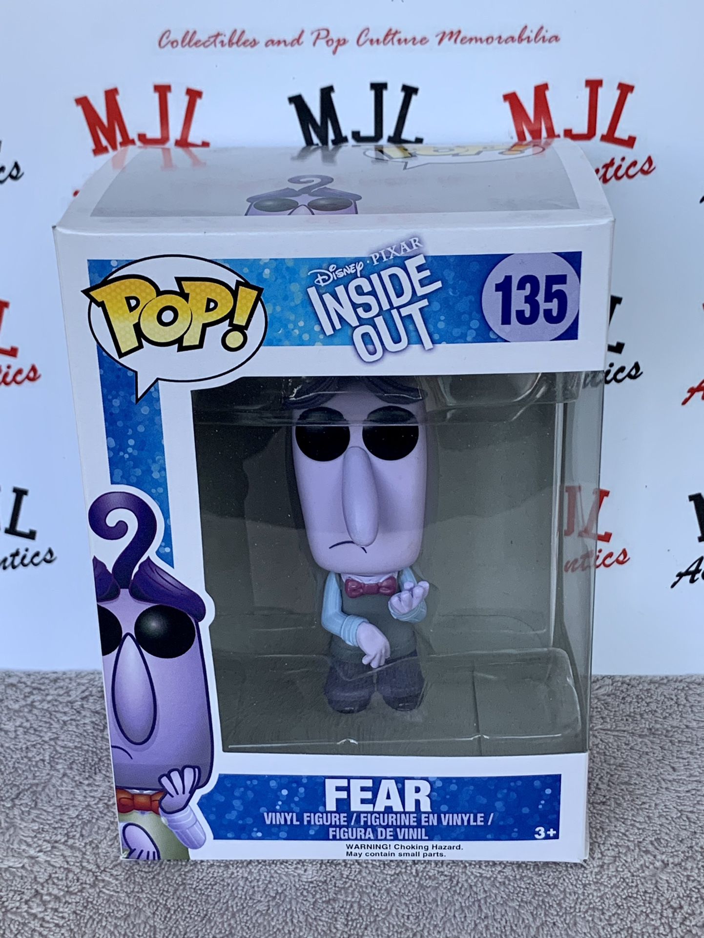 Disney Pixar Inside Out Fear 135 Funko Pop
