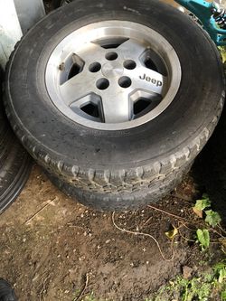 Jeep 5x4.5 wheels (2 only)