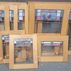 Stained Glass Cabinet Doors 