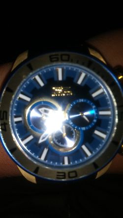 Invicta gold big watch