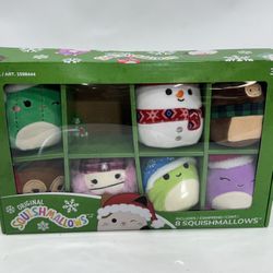 Squishmallows 4-inch Ornament Plush 7-Pack Assorted (Winter) Christmas