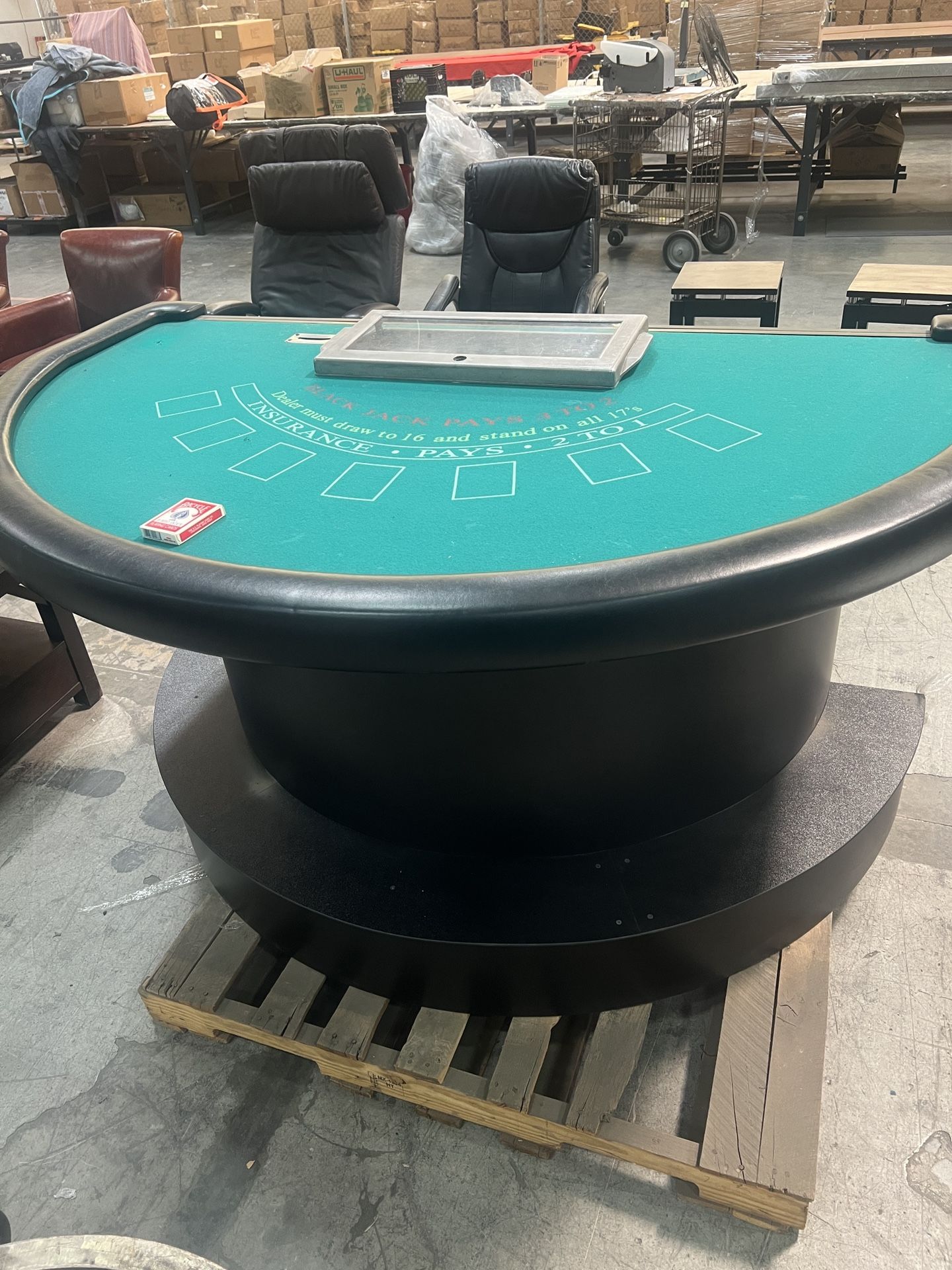 Blackjack table