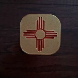 New Mexico Zia Style Hitch Cover Custom 3D Printed