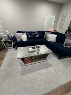 Blue Sectional