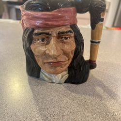  Royal Doulton Vintage ‘Geronimo’ Collector’s Toby Mug