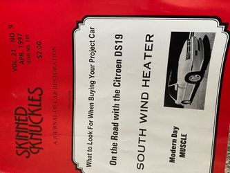 Shinned knuckle magazine lot 75