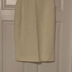 Ivory Pencil Skirt Size 8