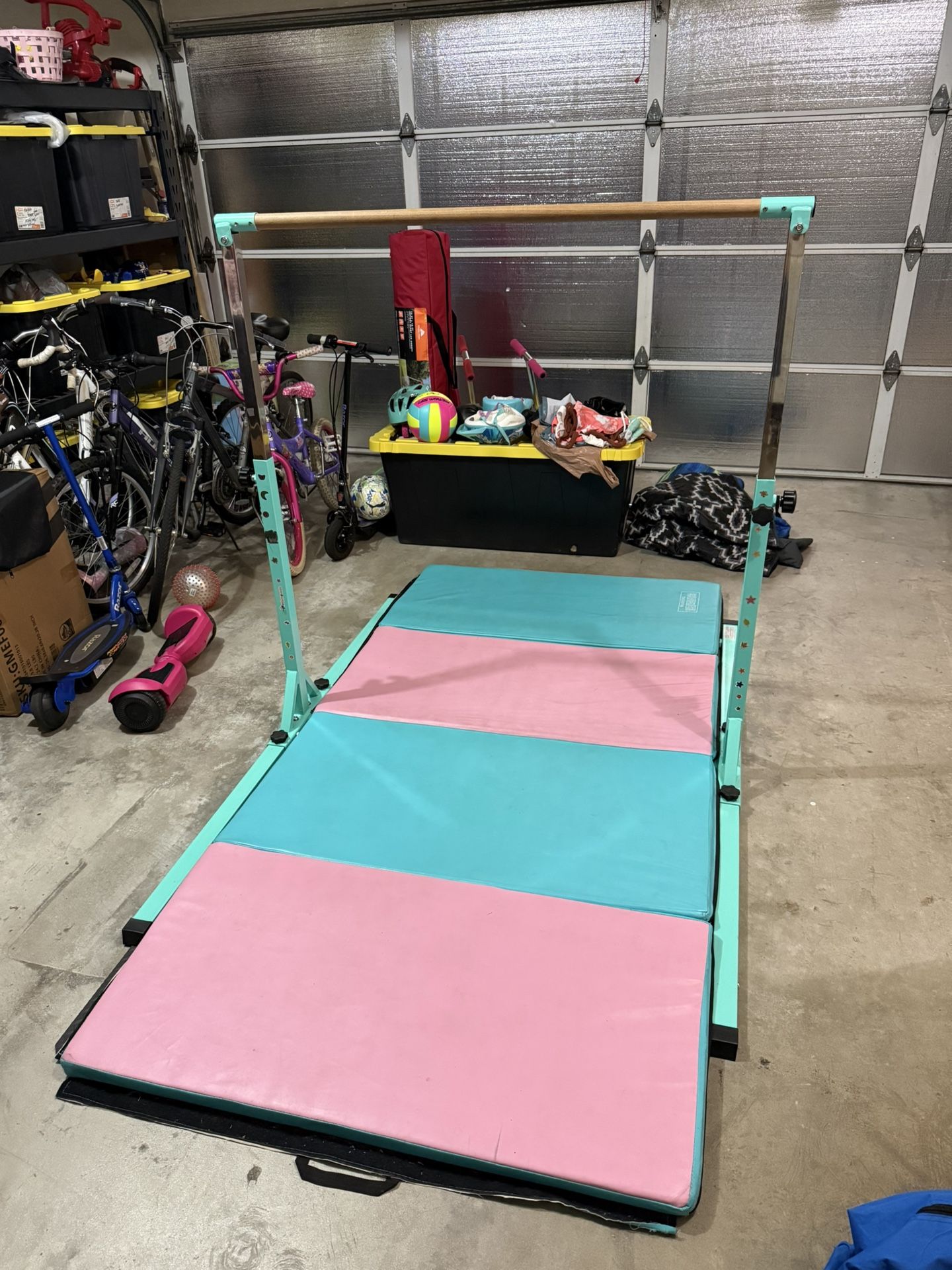 Gymnastics Bar And Mat