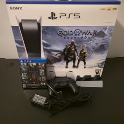 Sealed PS5 - God of War Ragnarök Bundle + Extras